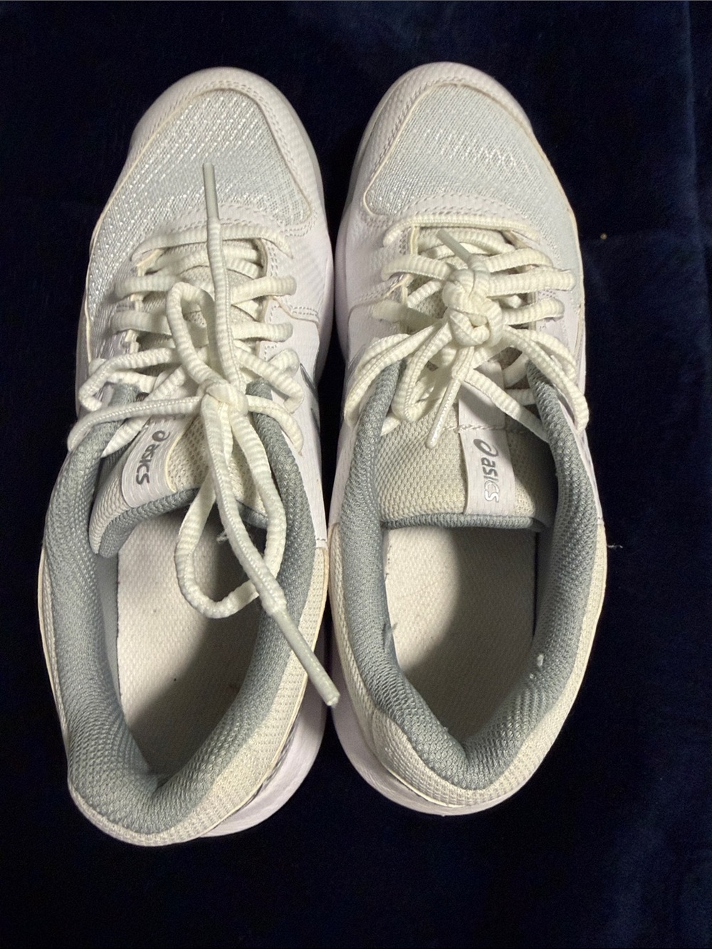 ASICS White and Light Gray Women's Shoes - Picture 4 of 9